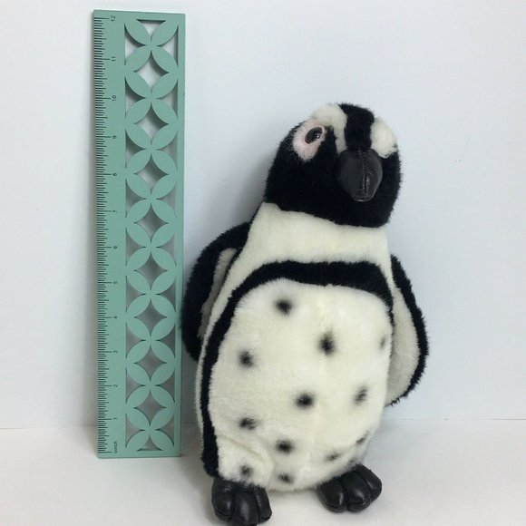 The Petting Zoo Penguin Plush 10" Standing Stuffed Animal Black White Arctic Toy - Picture 10 of 12